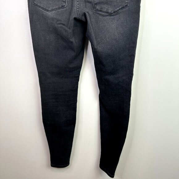 Maurices‎ high rise black ram hem waist jean size xs - Picture 7 of 10